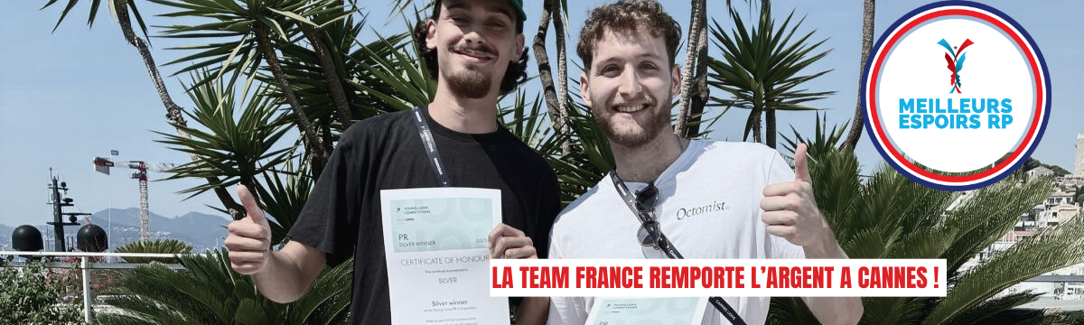 LA FRANCE REMPORTE L’ARGENT A CANNES